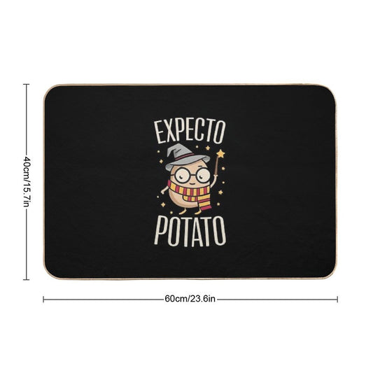 Expecto Potato - Wizard Funny  Long-Lasting Bath Mat