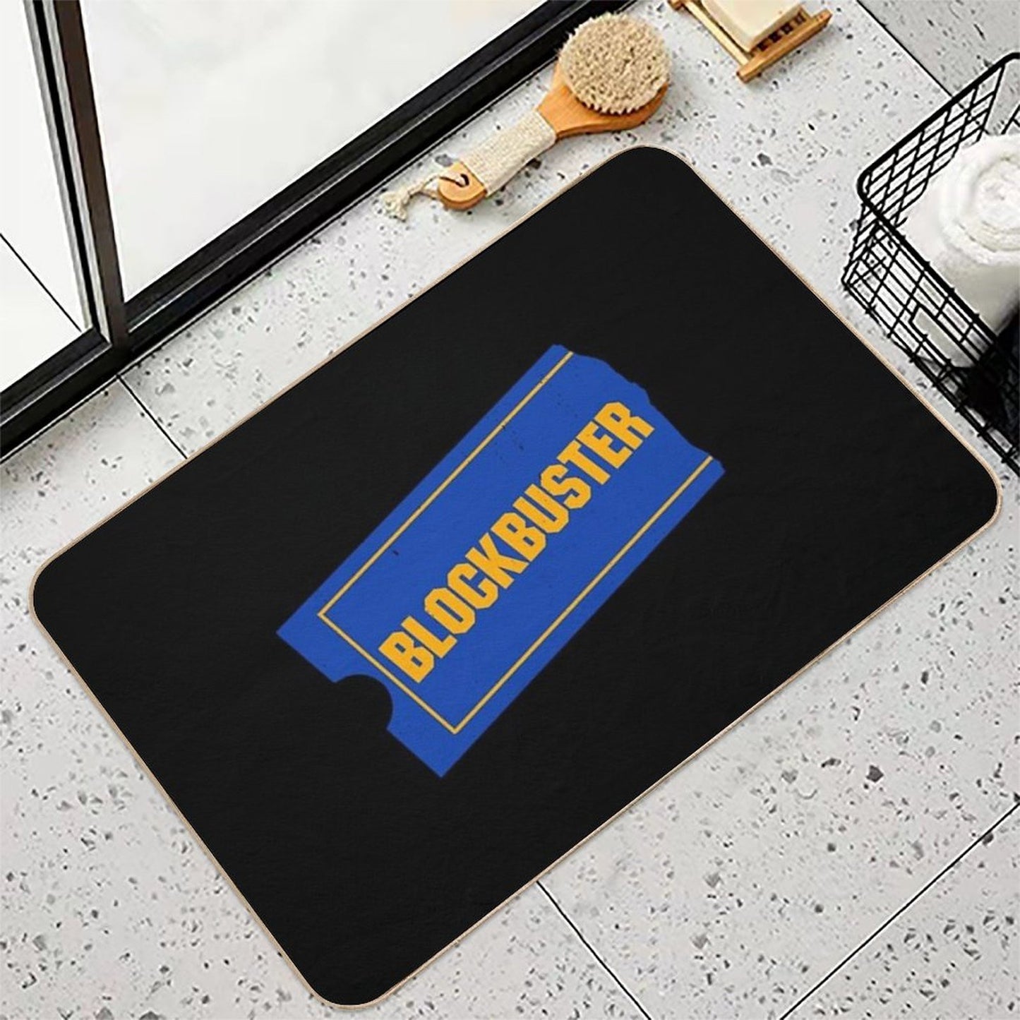 Blockbuster Video Logo  Odorless Bath Mat