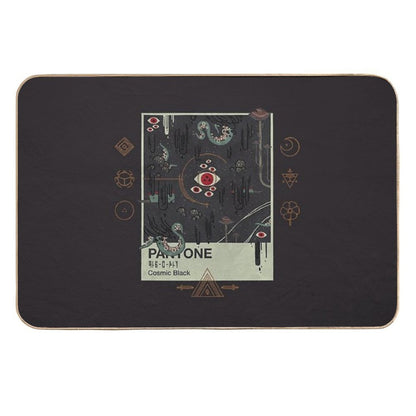 Cosmic Black  Fade-Resistant Bath Mat