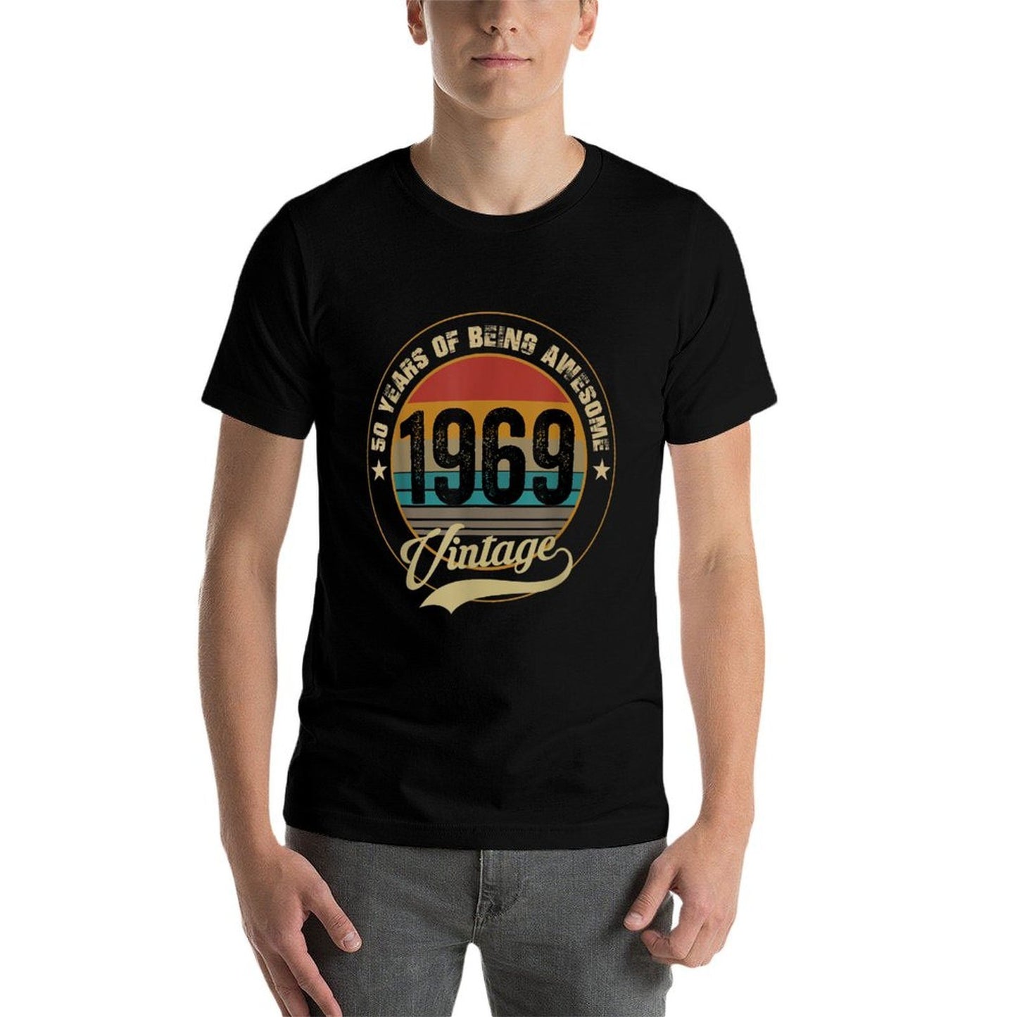Awesome Since 1969 50th Birthday Gifts 50 Year Old  Versatile T-Shirt