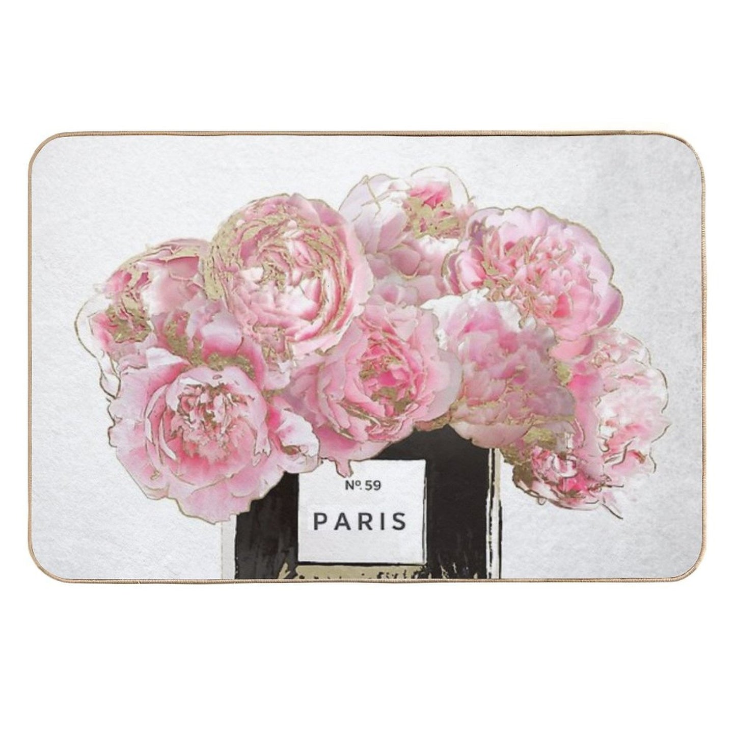 Pink Scented  Stain-Proof Bath Mat