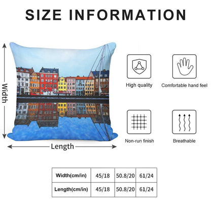 Copenhagen City Soft Gift Ready Throw Pillow