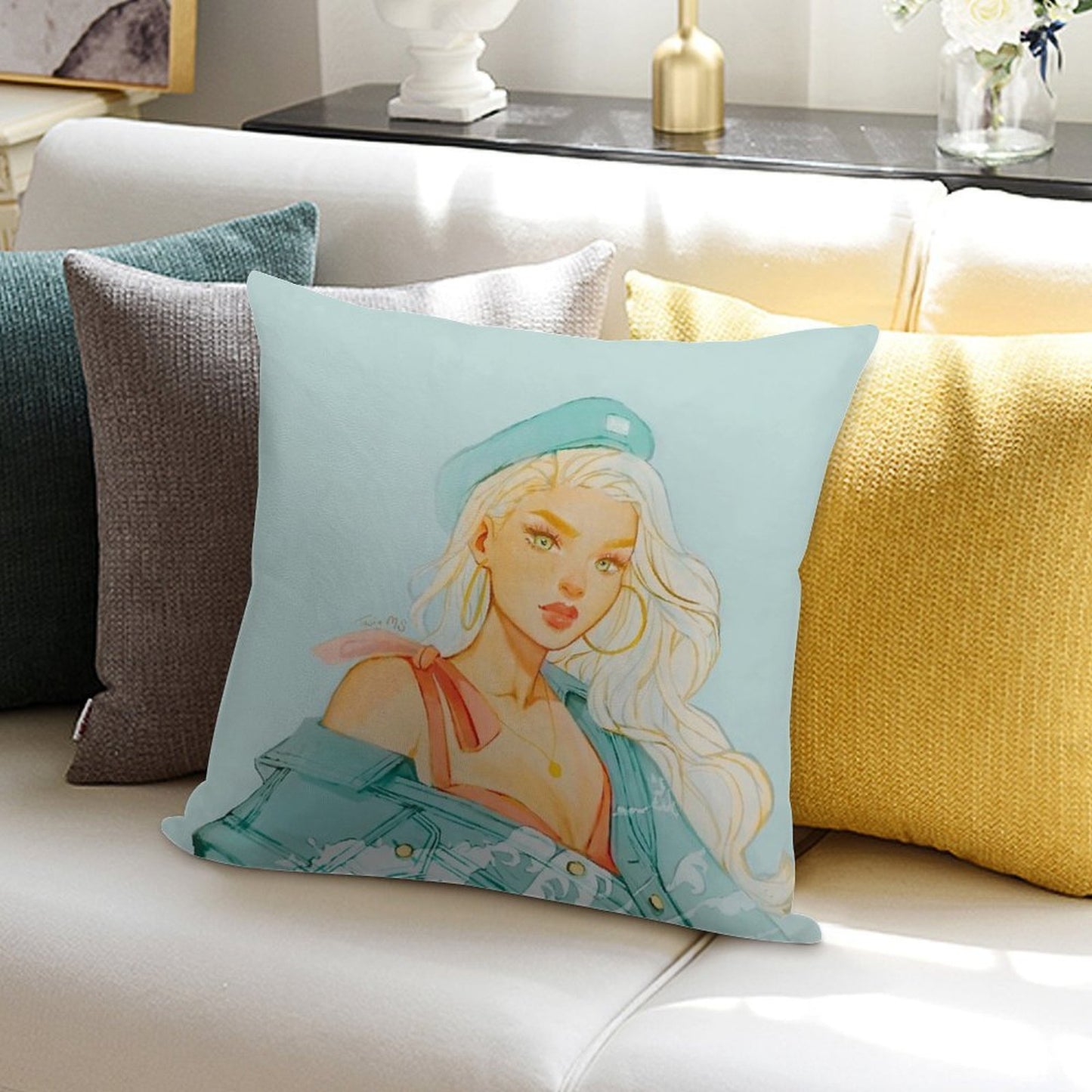 Lagoona Soft Shrink-Resistant Throw Pillow