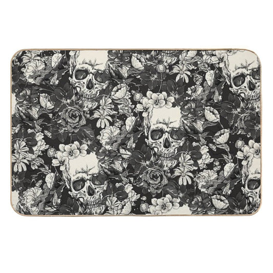 SKULLS Durable Bath Mat