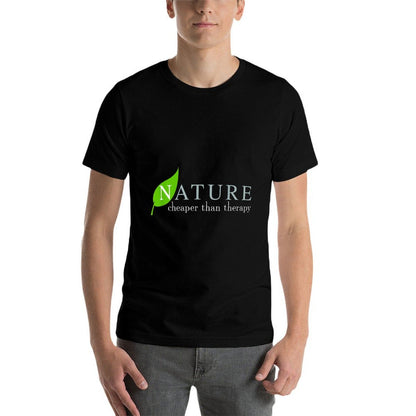 Nature T - Nature Cheaper Than Therapy  Lightweight T-Shirt