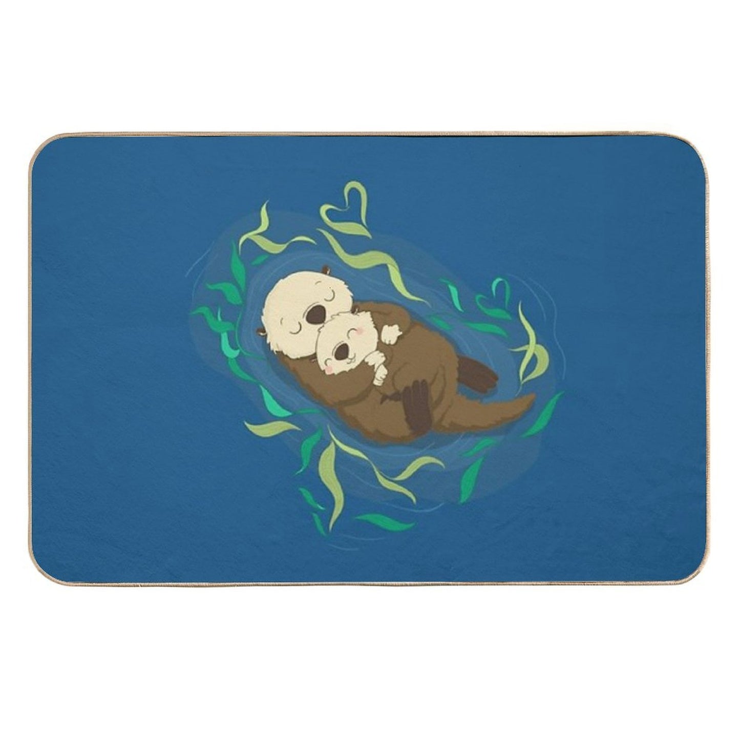 Cute Otters Durable Bath Mat