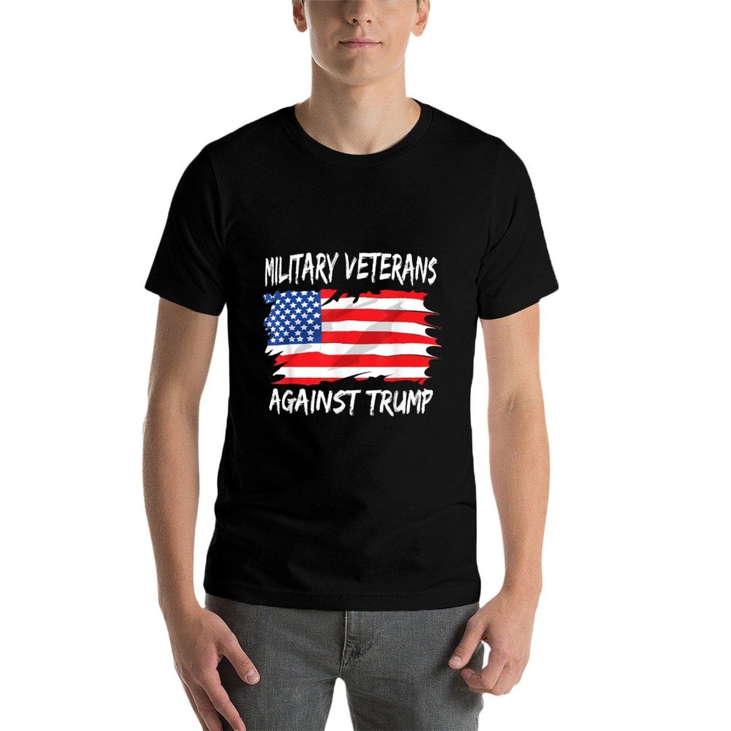 Military Veterans Against Donald Trump  Cotton T-Shirt