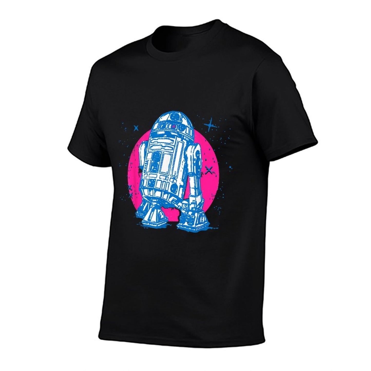 Star Wars R2-D2 Vintage Neon Retro Sparkly Badge  Versatile T-Shirt