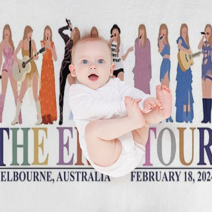 Eras Tour Outfits - Melbourne Night 3 Eco-conscious Throw Blanket