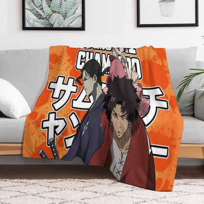 Samurai Champloo Crew Durable Throw Blanket