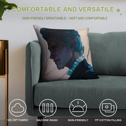 Astarion Soft High-Density Material Throw Pillow