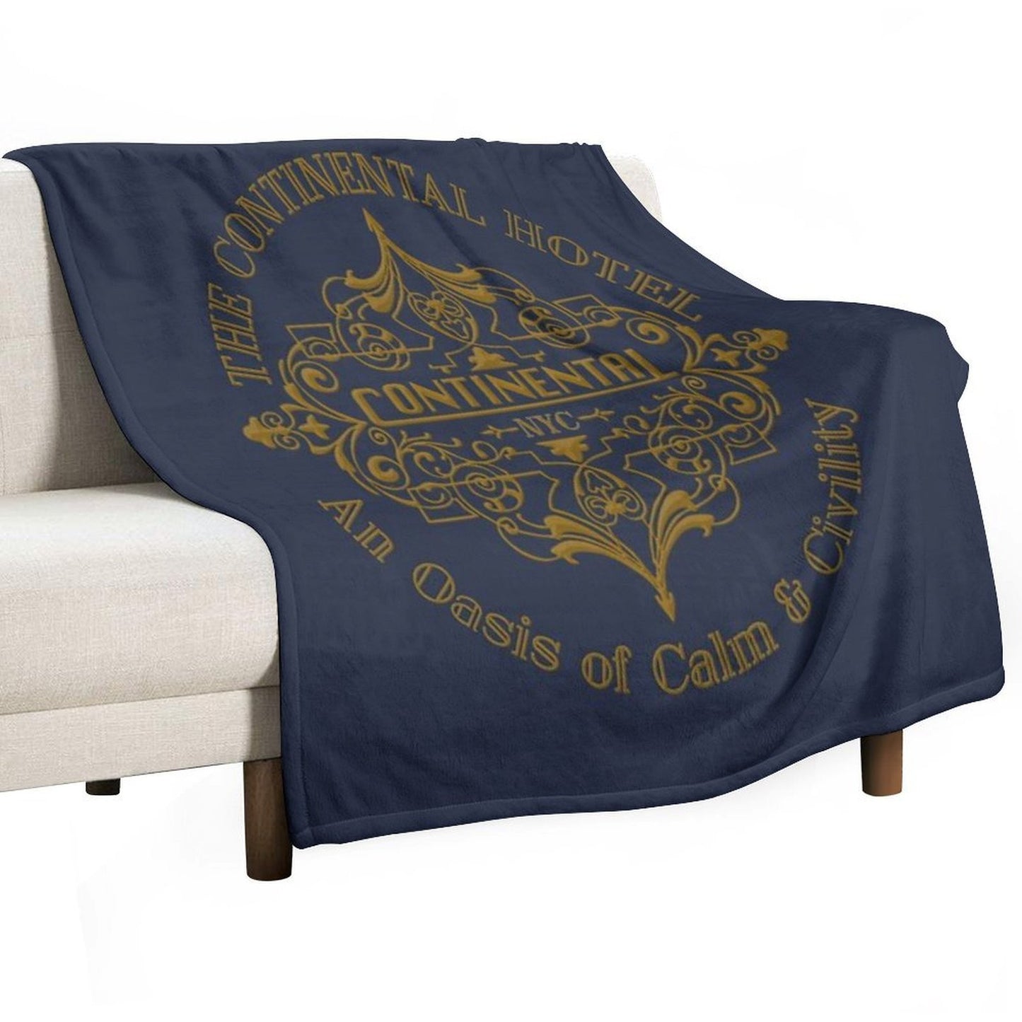 The Continental Compact Throw Blanket