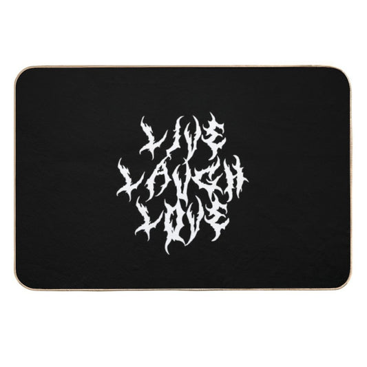 Live Laugh Love  Versatile Bath Mat