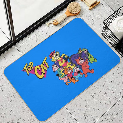 Top Cat Retro Funny Comics Cartoon  Eco-Friendly Bath Mat