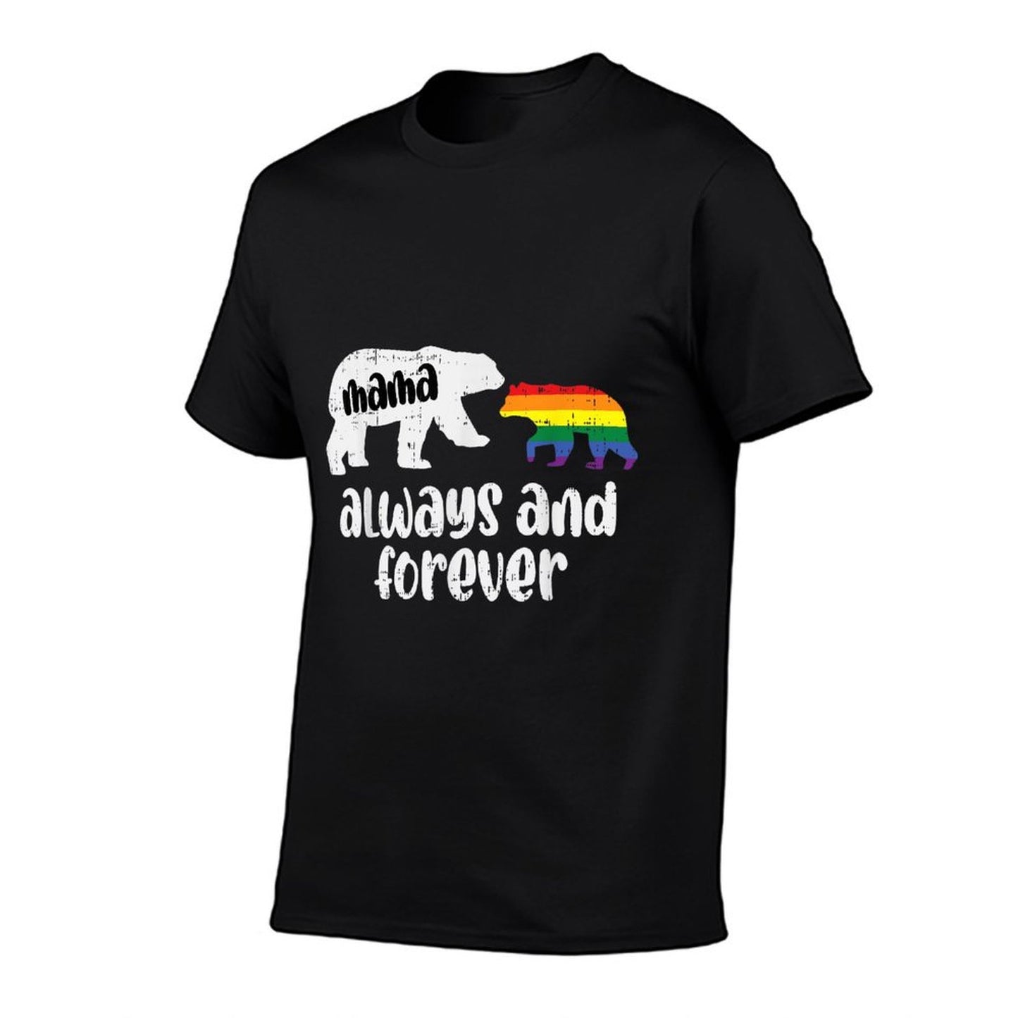 Mama Bear Always Cute Gay Pride Ally LGBTQ Month Mom Women  Relaxed-fit T-Shirt