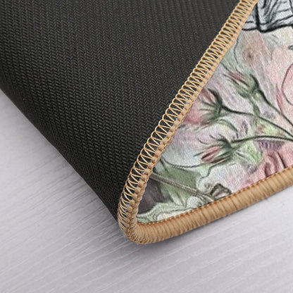 Alice In Wonderland  Collage  Fade-Resistant Bath Mat