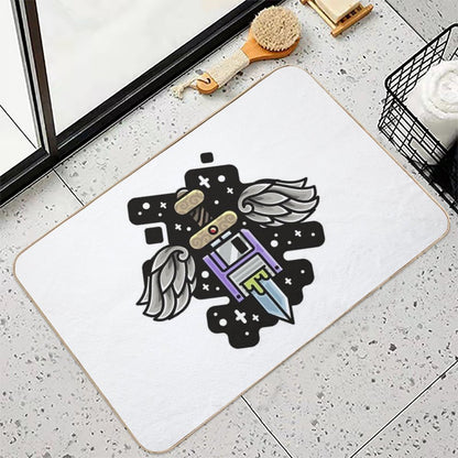 Wings Floppy Sword Durable Bath Mat