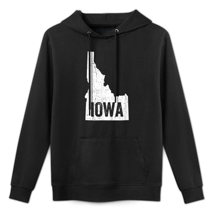 Idaho Iowa Funny Geography Mix Up Joke Idawa Pride Customizable Surface Hoodie