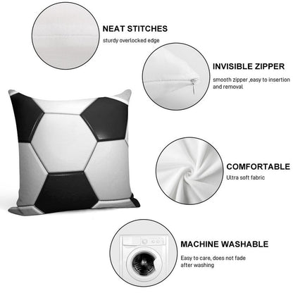 Soccer Cover, Case, Handy, Tablet, IPad, Sports, Team, Gift Soft Fade-Resistant Throw Pillow