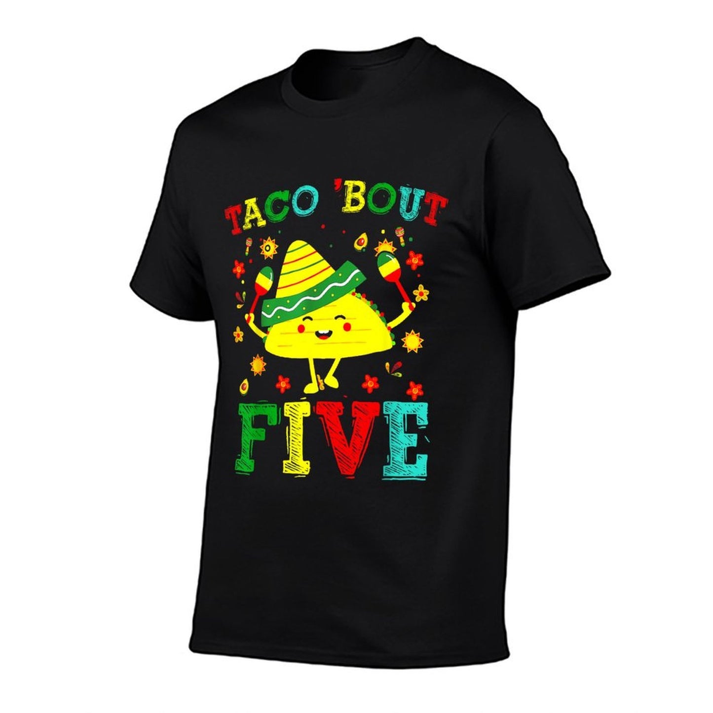 Taco 5th Birthday Outfit Taco Bout Five Mexican Fiesta  Soft T-Shirt