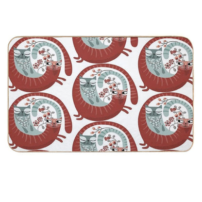 Love Cats  Fade-Resistant Bath Mat