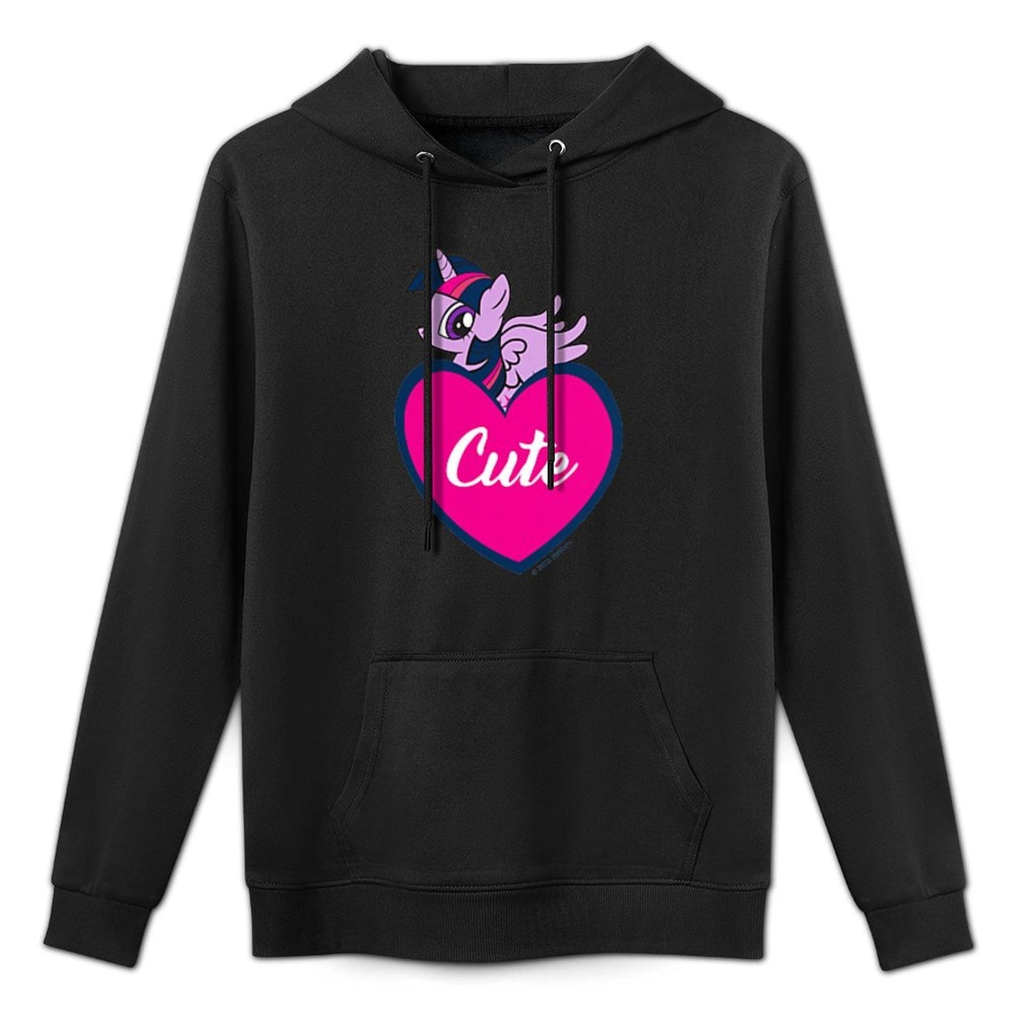Kids My Little Pony Friendship Is Magic Twilight Cute Heart Logo Premium Moisture-Wicking Hoodie