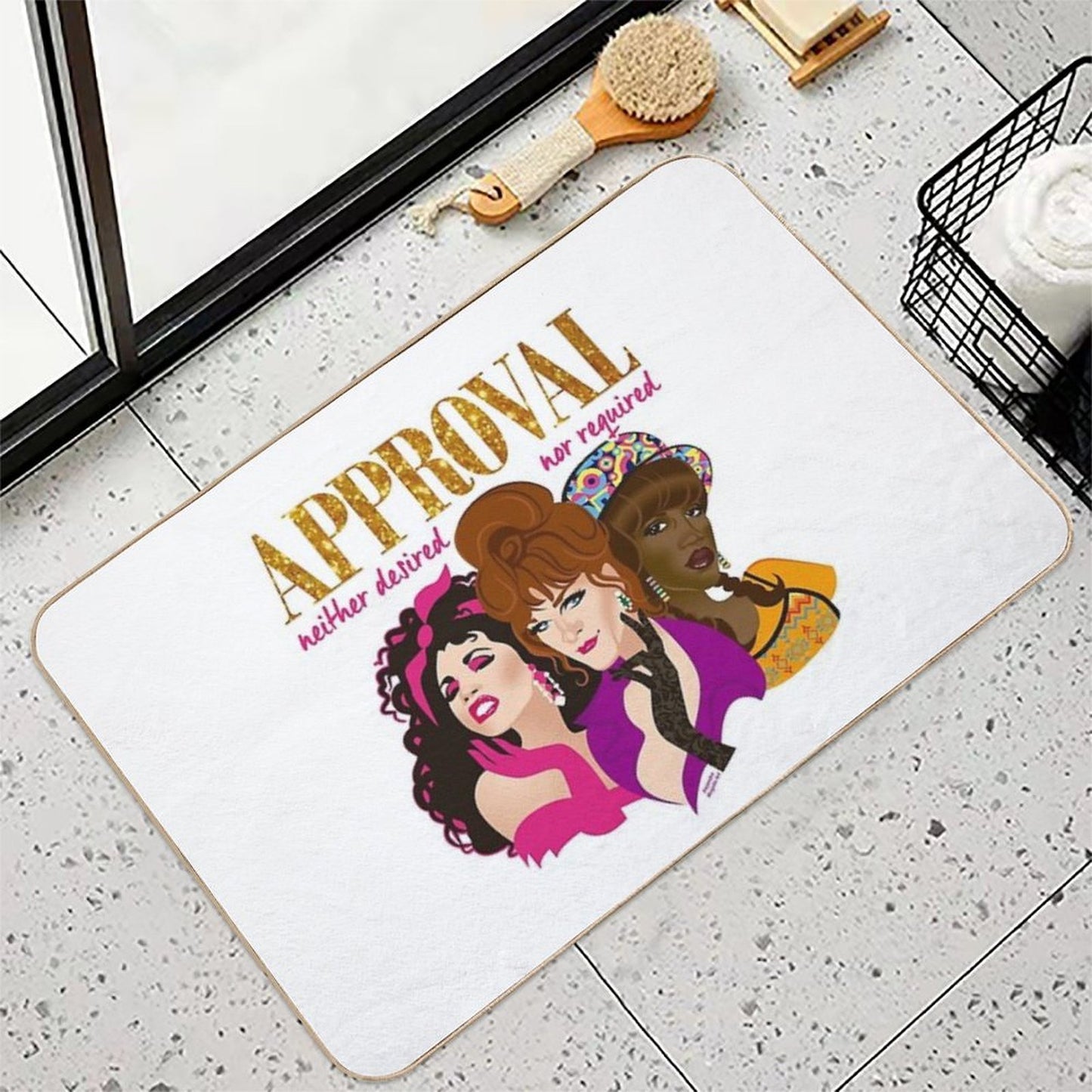 Approval Not Required  Easy To Clean Bath Mat