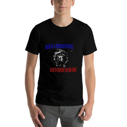 WE LIVE IN A TWILIGHT WORLD, THERE ARE NO FRIENDS AT DUSK  Odor-resistant T-Shirt