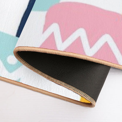 Colorful Shapes, Good Mood.  Repositionable Bath Mat