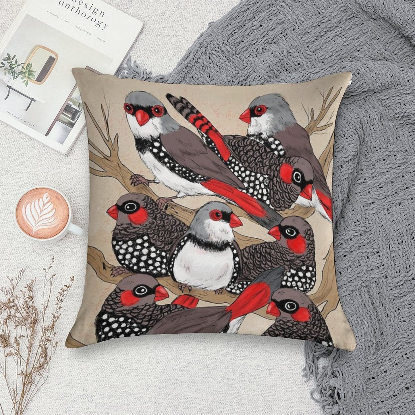 Firetails Soft Warmth Comfort Throw Pillow