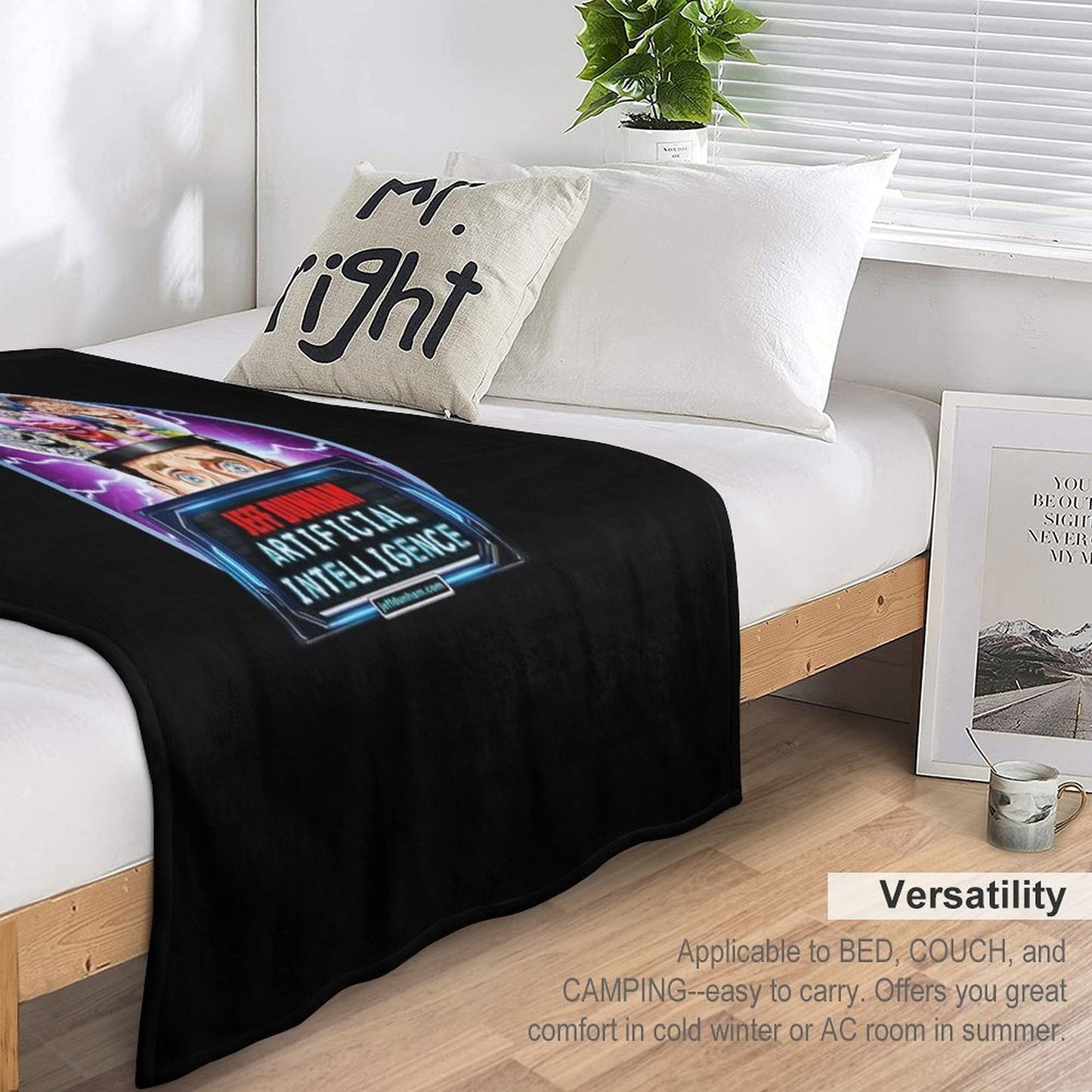 Jeff Dunham Artificial Intelligence Comfort Throw Blanket