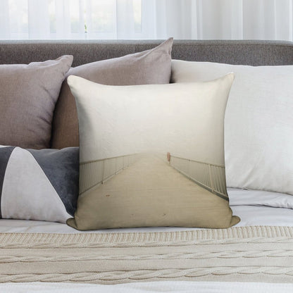 Nowhere Soft Fade-Resistant Throw Pillow