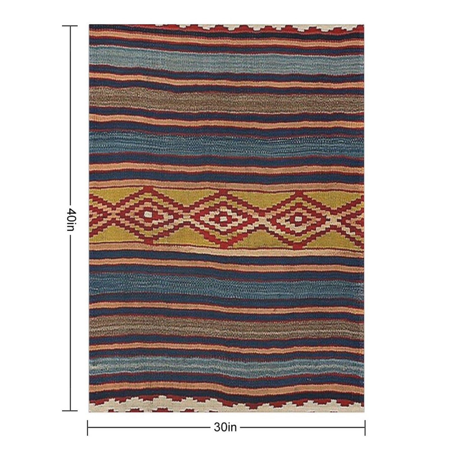 Navajo Blanket,southwestern Art,native American Art,indian Art,arizona,dessert,geometric Pattern,bow And Arrows,cowboys And Indi Anti-pilling Throw Blanket