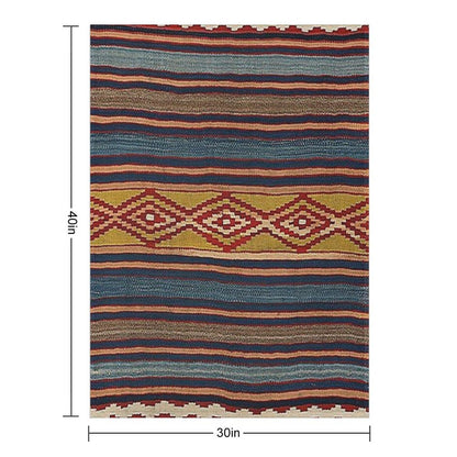 Navajo Blanket,southwestern Art,native American Art,indian Art,arizona,dessert,geometric Pattern,bow And Arrows,cowboys And Indi Anti-pilling Throw Blanket