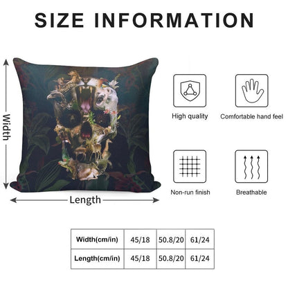 Kingdom Soft Hidden Zipper Throw Pillow