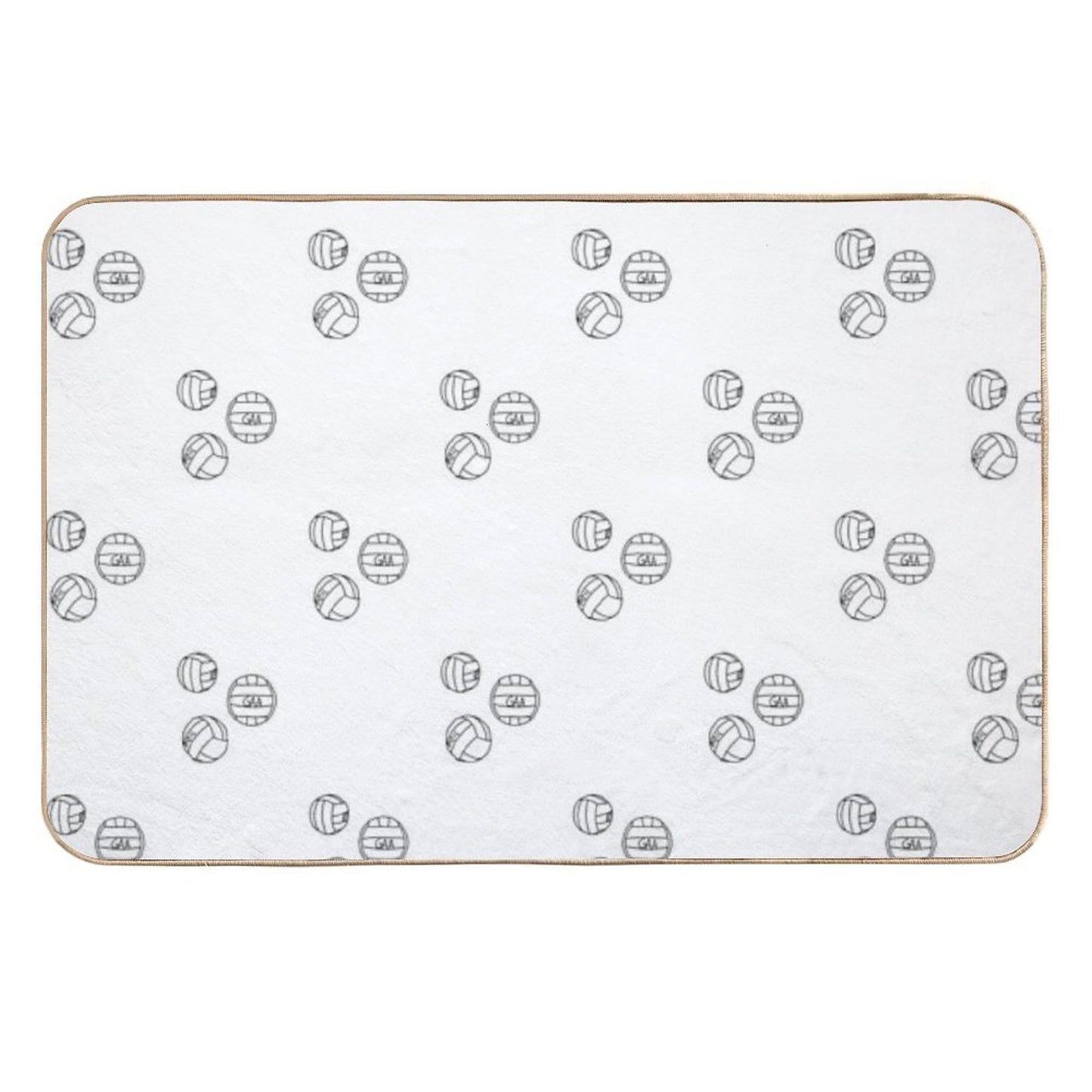 GAA Footballs  Versatile Bath Mat