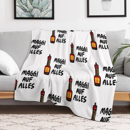 Maggi Auf Alles (Deutsch) Durable Throw Blanket