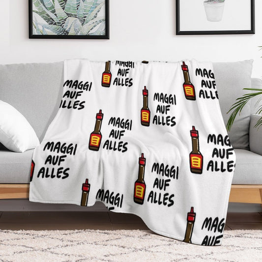 Maggi Auf Alles (Deutsch) Durable Throw Blanket