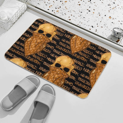 Urban Skull  Pet-Safe Bath Mat