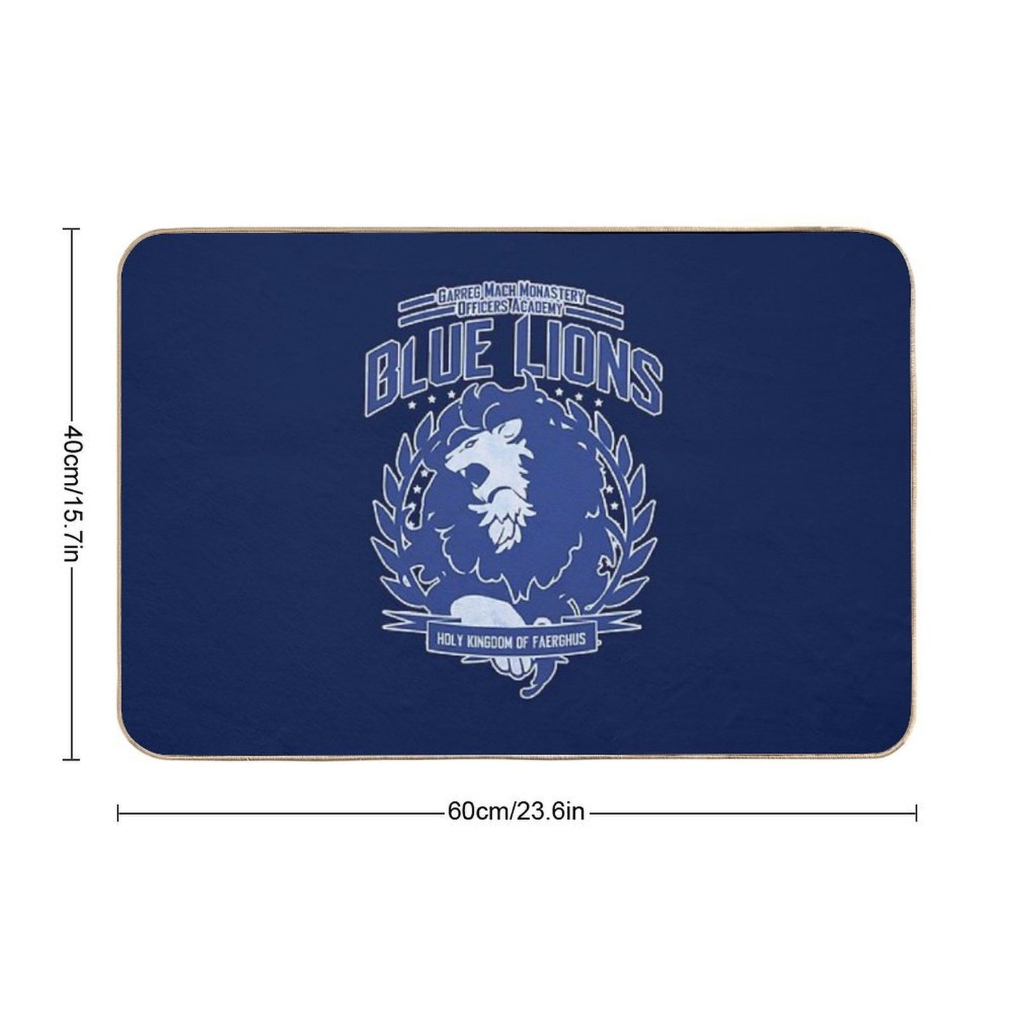 Blue Lions Class  Non-Slip Bath Mat