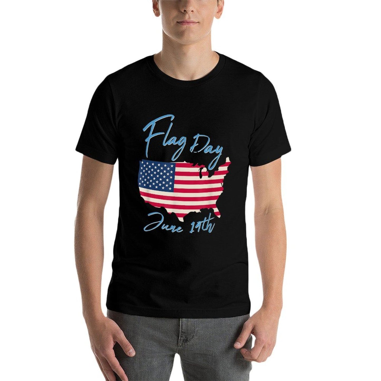U.S. Day T-shirt  Fade-proof Color T-Shirt