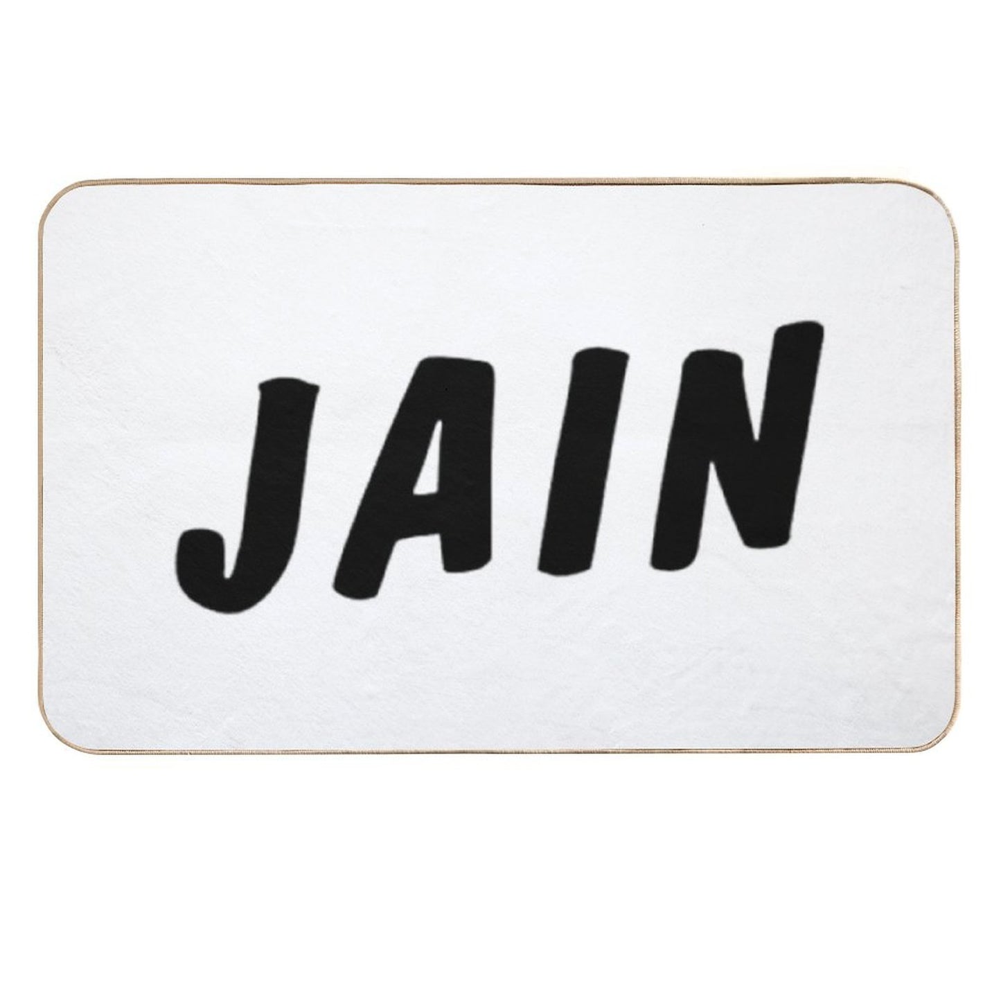 Jain Singer French - Black Version  Pet-Safe Bath Mat