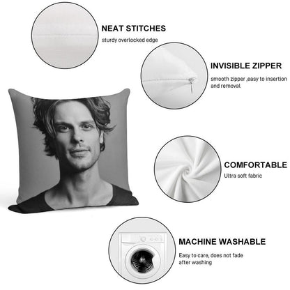 Matthew Gray Gubler Soft Style Accent Throw Pillow