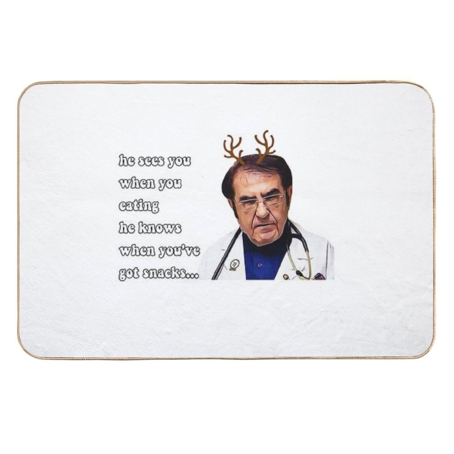 Dr Now ORIGINAL Willow Days, Dr Now, Doctor Now Christmas  Long-Lasting Bath Mat