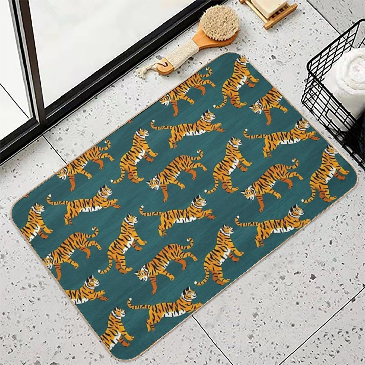 Bengal Tigers - Navy  Multi-Purpose Bath Mat