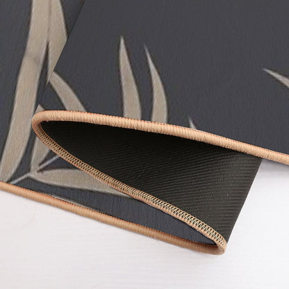 Palm Leaves Pattern Sepia Vibes #2 #tropical #decor #art  Anti-Trip Bath Mat