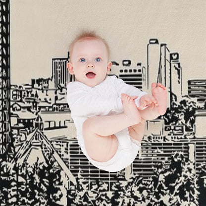 Knoxville Tennessee Sustainable Throw Blanket