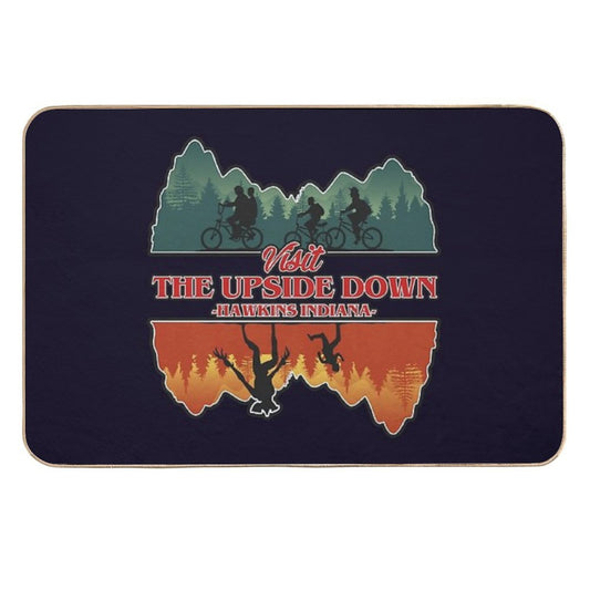 Stranger Things The Upside Down  Eco-Friendly Bath Mat
