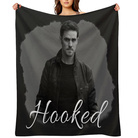 Hooked Sustainable Throw Blanket