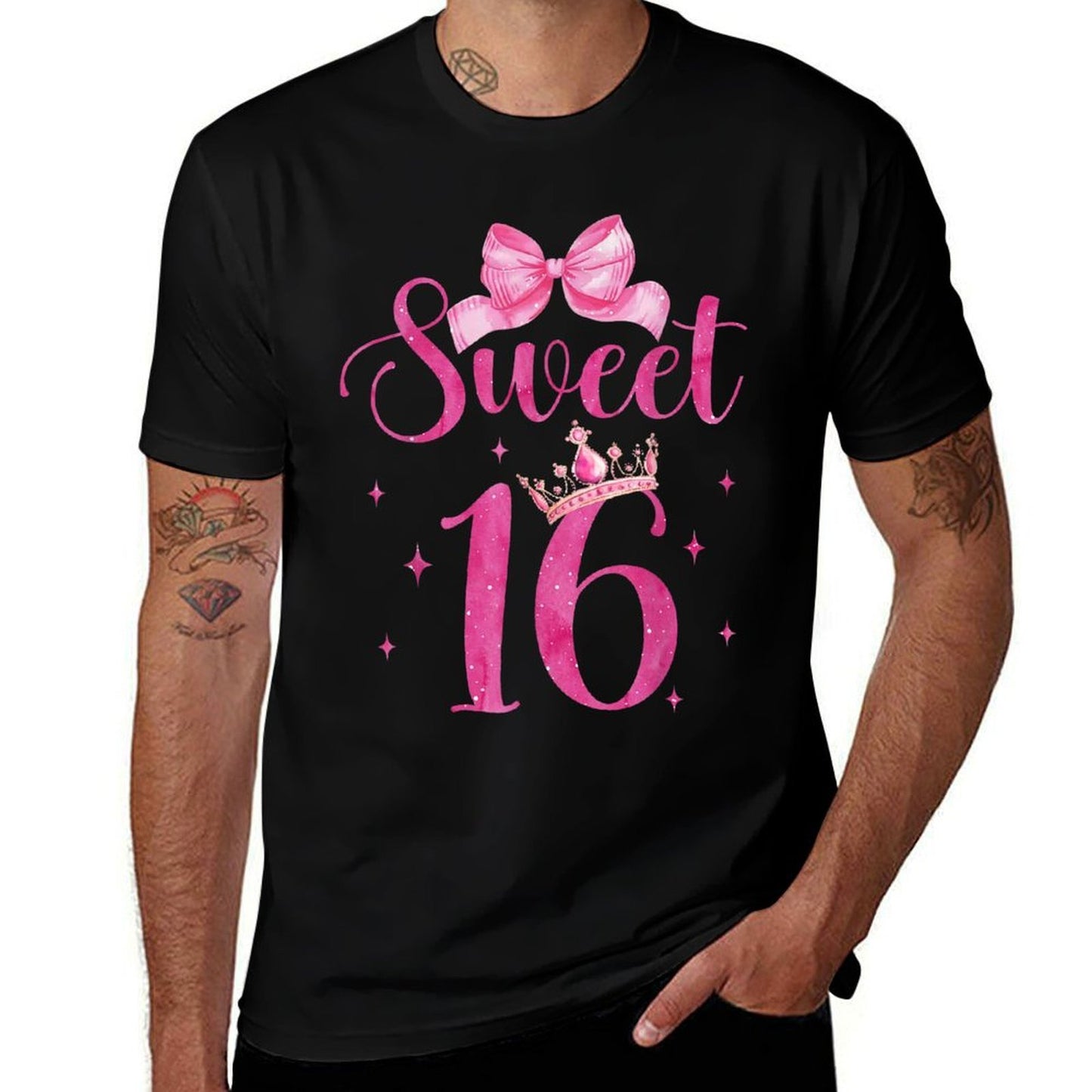 Sweet 16 Birthday Girl Coquette Aesthetic Pink Bow Birthday  Soft T-Shirt